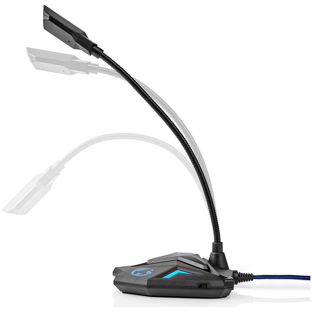 Microfono Gaming GMICGU100BK Plug & Play USB Interruttore Uscita Cuffie - Foto 2