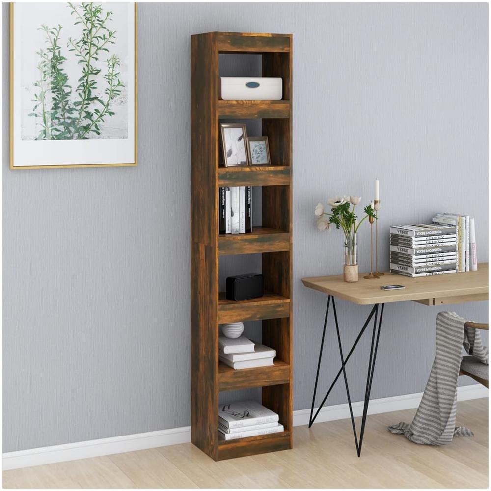 Libreria / divisorio Rovere Fumo 40x30x198 Cm - Foto 3
