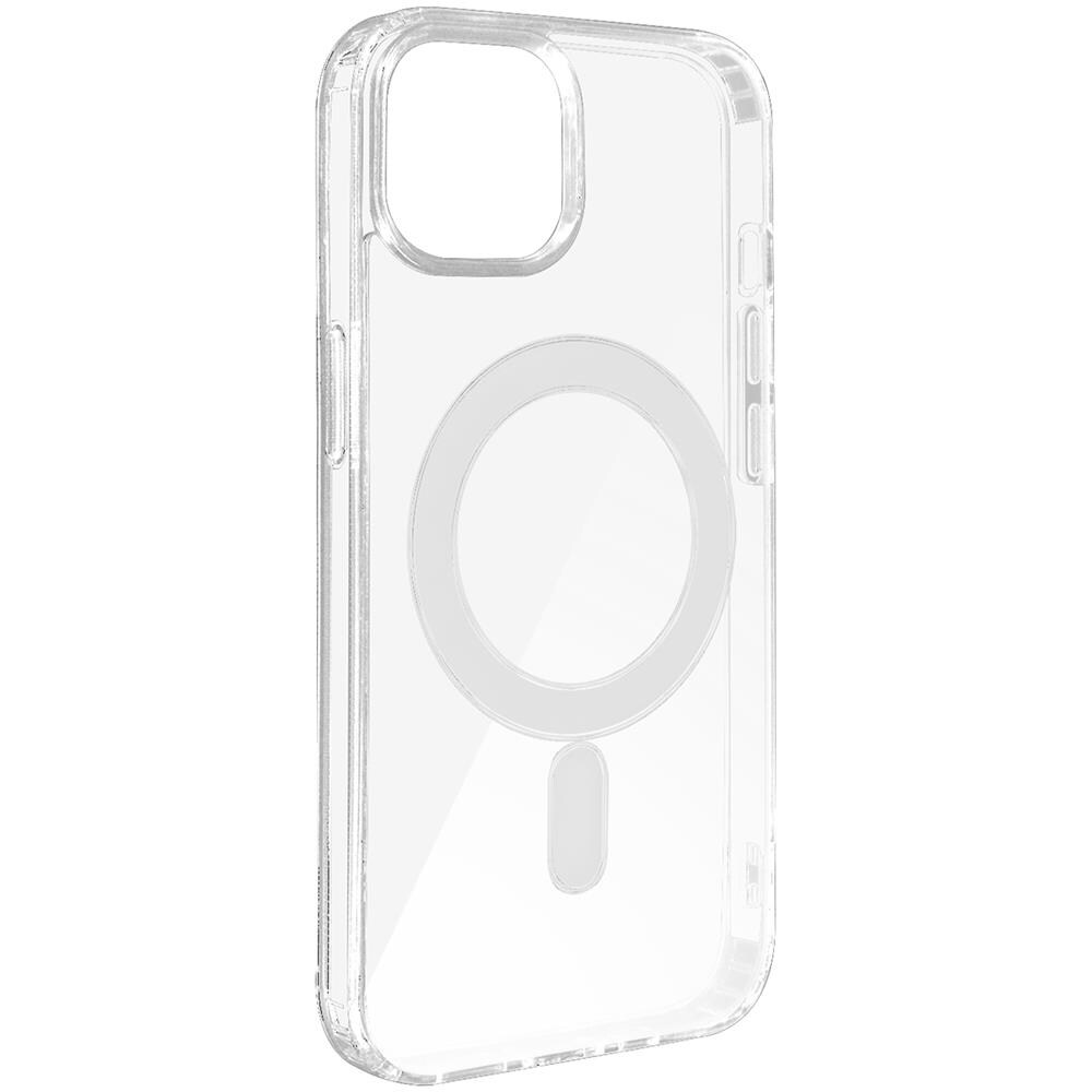 Cover Magsafe Iphone 14 Plus Bi-materiale Angoli Rinforzati Swissten Trasparente - Foto 5