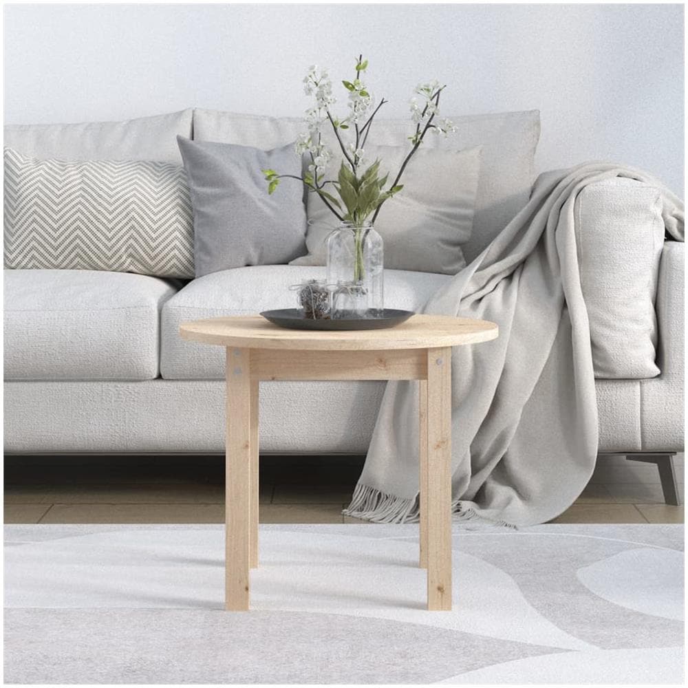 Tavolino da Salotto ? 55x45 cm in Legno Massello di Pino - Foto 3