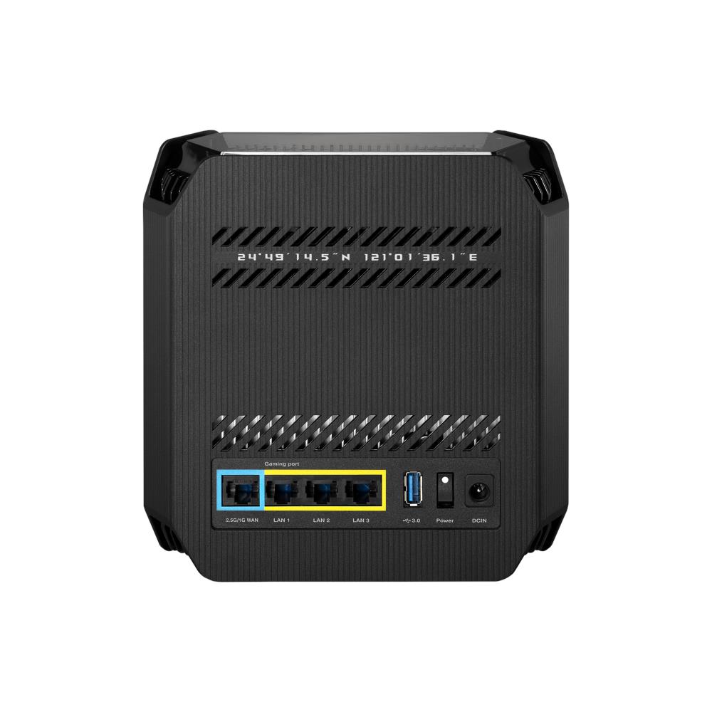 Router Mesh ROG Rapture GT6 Tri-Band AX10000 3x Gigabit LAN / 1x Gigabit WAN - Nero 1 Pezzo - Foto 6