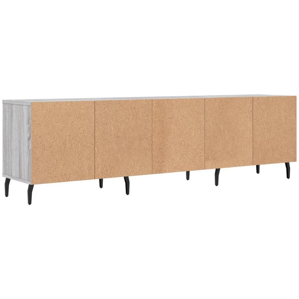Mobile Porta Tv Grigio Sonoma 150x30x44,5 Cm Legno Multistrato - Foto 8