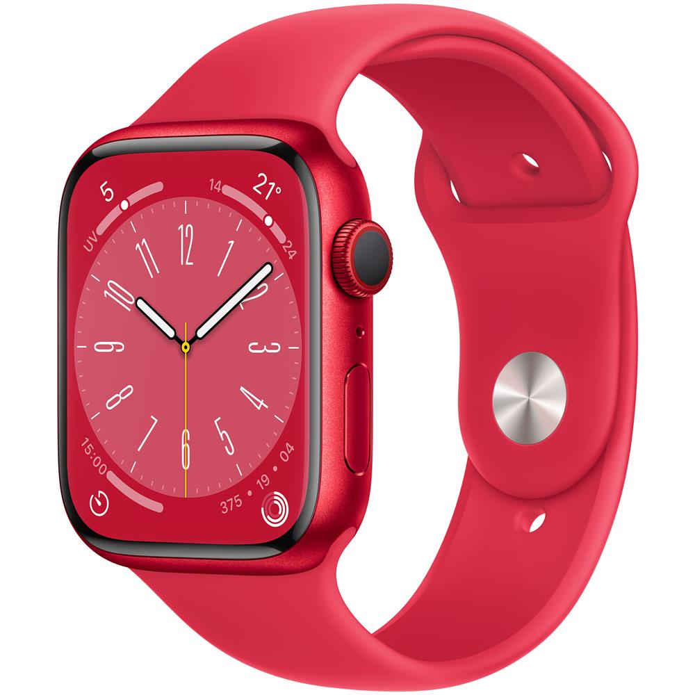 Watch Series 8 OLED 45 mm Digitale 396 x 484 Pixel Touch screen 4G Rosso Wi-Fi GPS (satellitare) - Foto 1