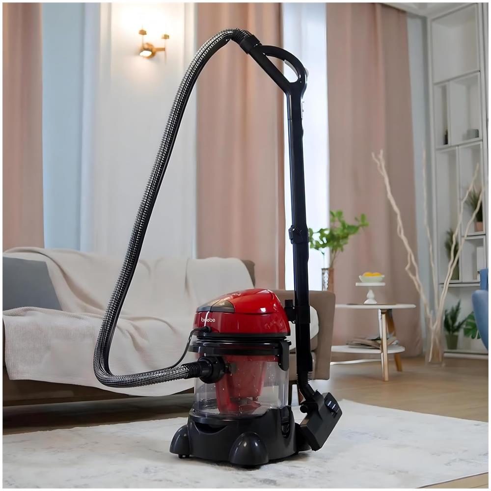 Vira Aspirapolvere Lavatappezzeria Per Auto, Pulitore Per Macchie Di Animali 2400w Nero /rosso - Foto 2