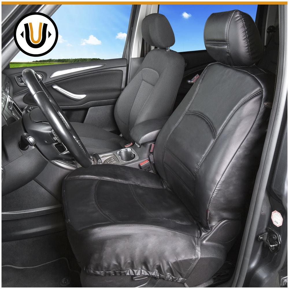 Coprisedili Auto Ranger In Vera Pelle Nera - Foto 2