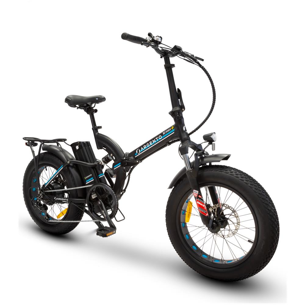 Bicicletta Elettrica BIMAX + con Autonomia (max) 70 km Velocità massima 25 Km /h Display LCD Potenza 250 W Colore Nero / Blu - Foto 2