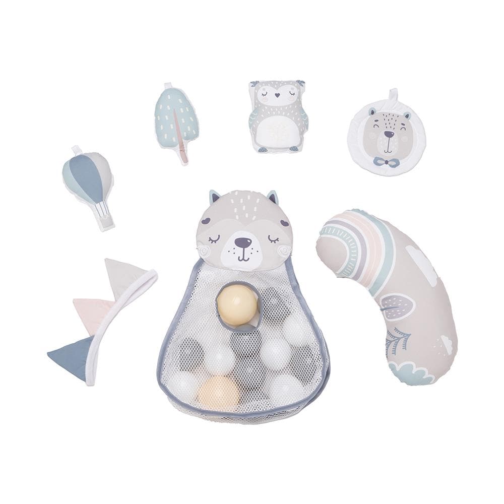 MoMi MAED00017, Tappetino da gioco per bambino, Arco giocattolo, Multicolore - Foto 2