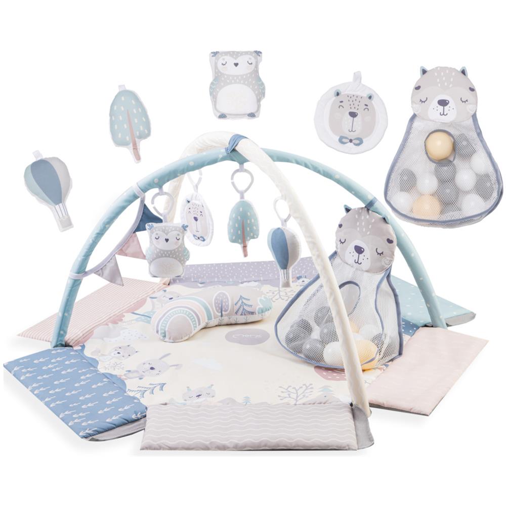 MoMi MAED00017, Tappetino da gioco per bambino, Arco giocattolo, Multicolore - Foto 4