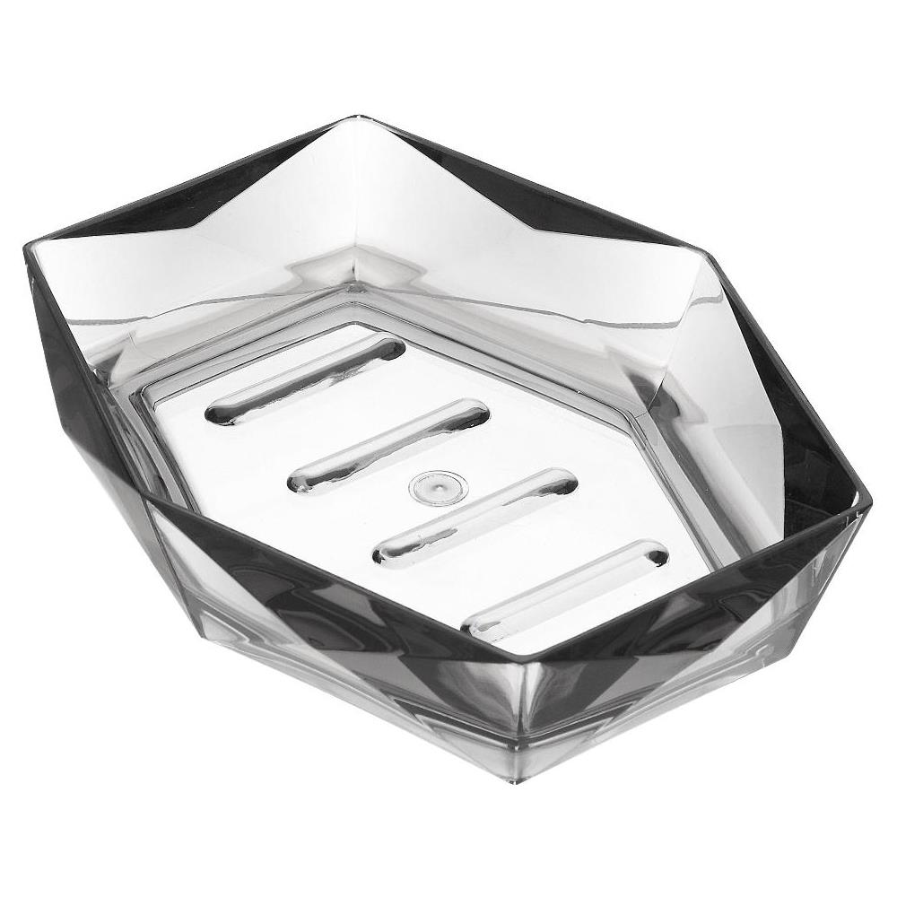 Portasapone in abs colore grigio linea Diamante - Foto 4