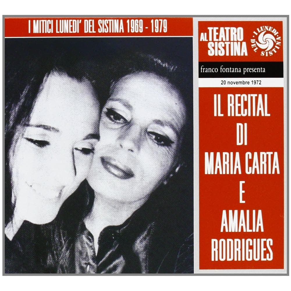 Carta Maria&Rodrigues Amalia - I Lunedì del Sistina - Il Recital - Foto 2