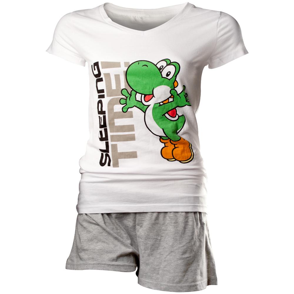 Nintendo - Shortama White / Grey Yoshi (Pigiama Donna Tg. XL) - Foto 1