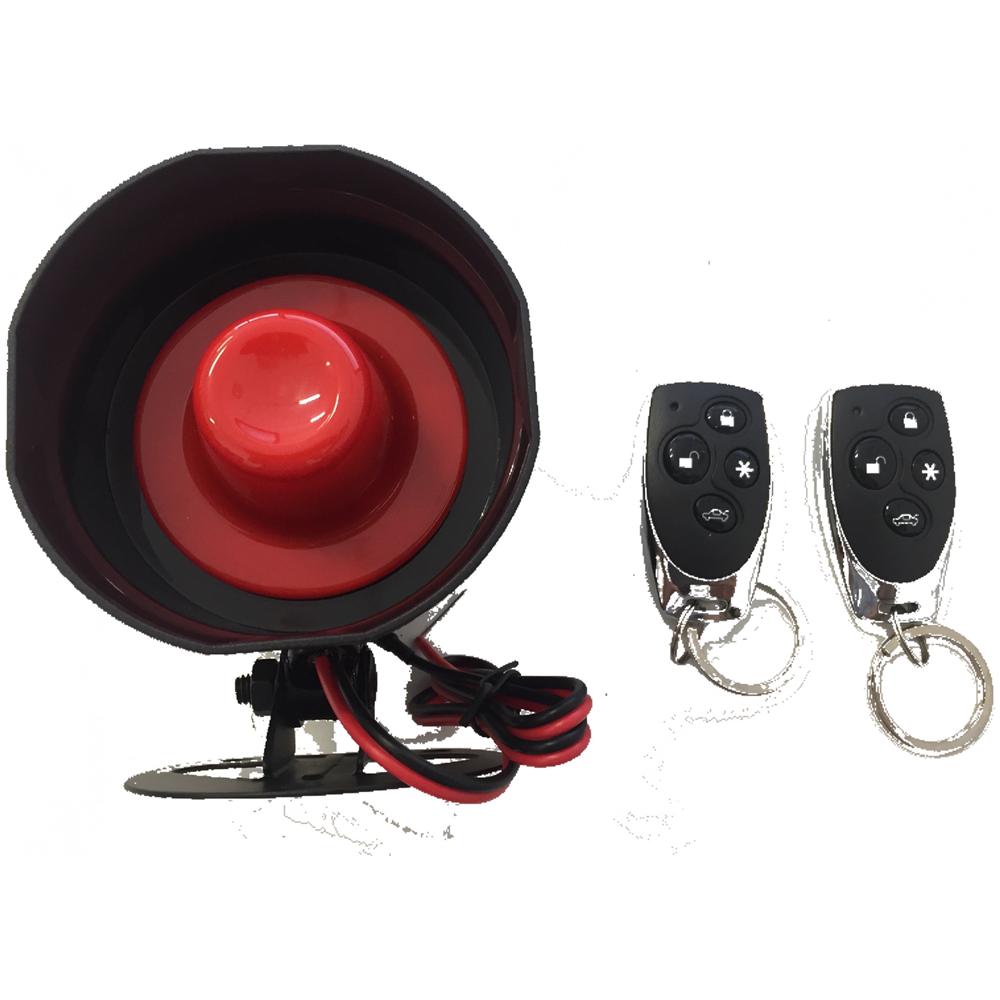 Antifurto Universale allarme auto Kit completo telecomandi sirena led sensore - Foto 3