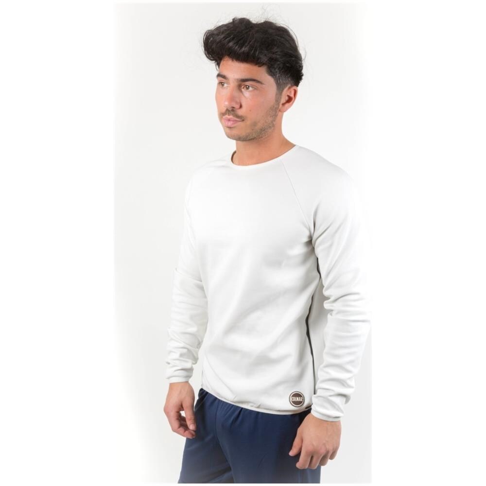 Felpa Giro Con Termonastrature Bianco Xl - Foto 2