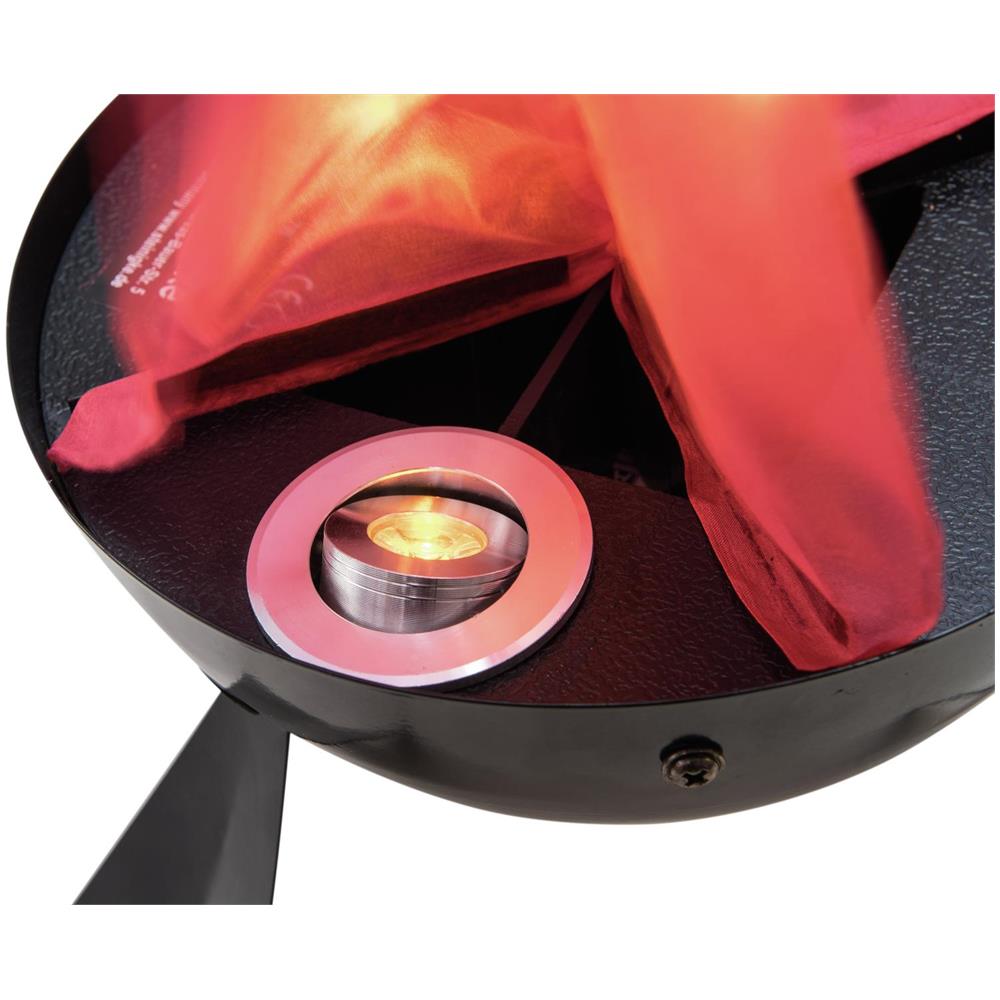 Lampada Effetto Fuoco Fiamma Rossa Ventola A Led Fl-250 Flamelight - Foto 3