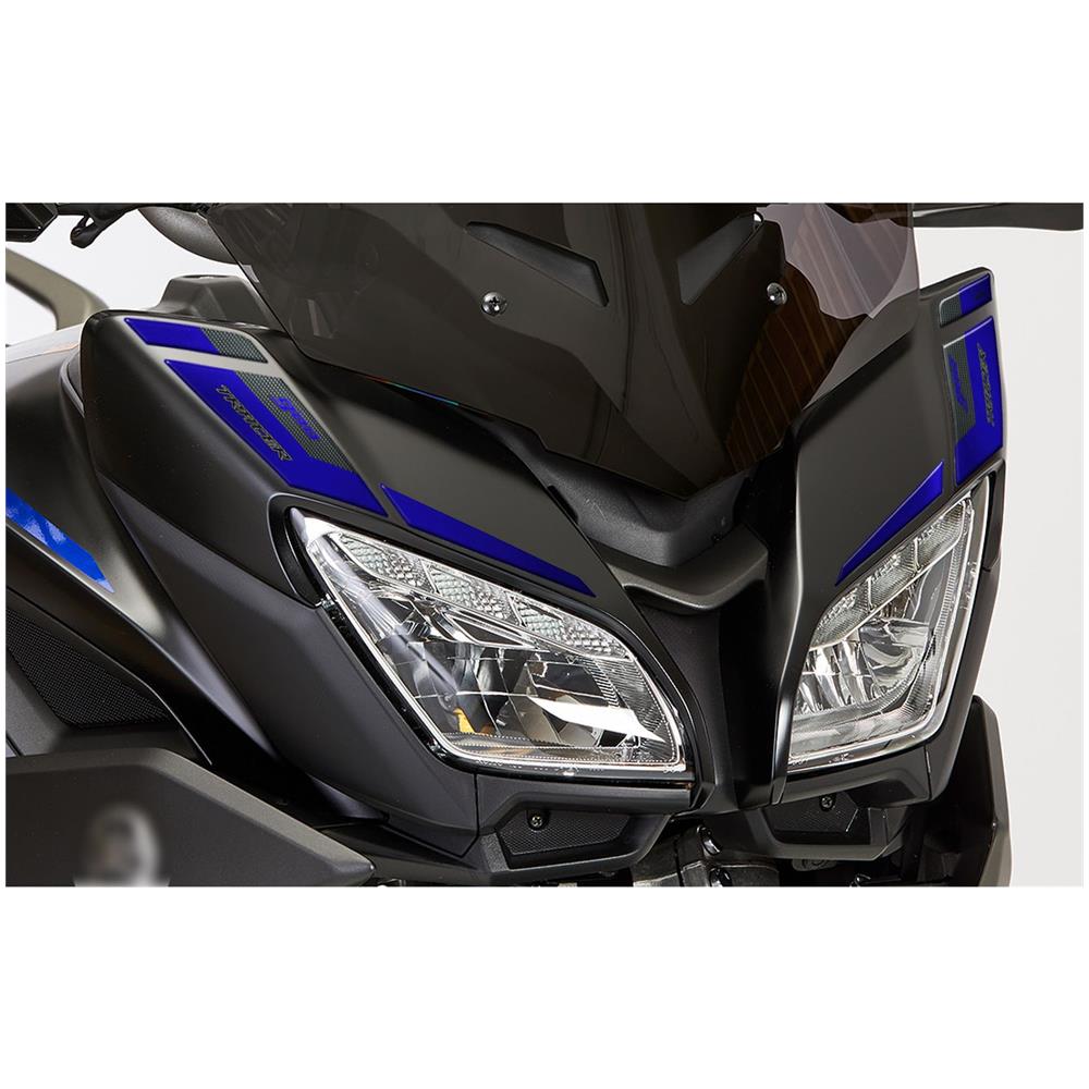 Adesivo 3d Per Frontalino Compatibile Con Yamaha Tracer 900gt 2019 Blu - Foto 2