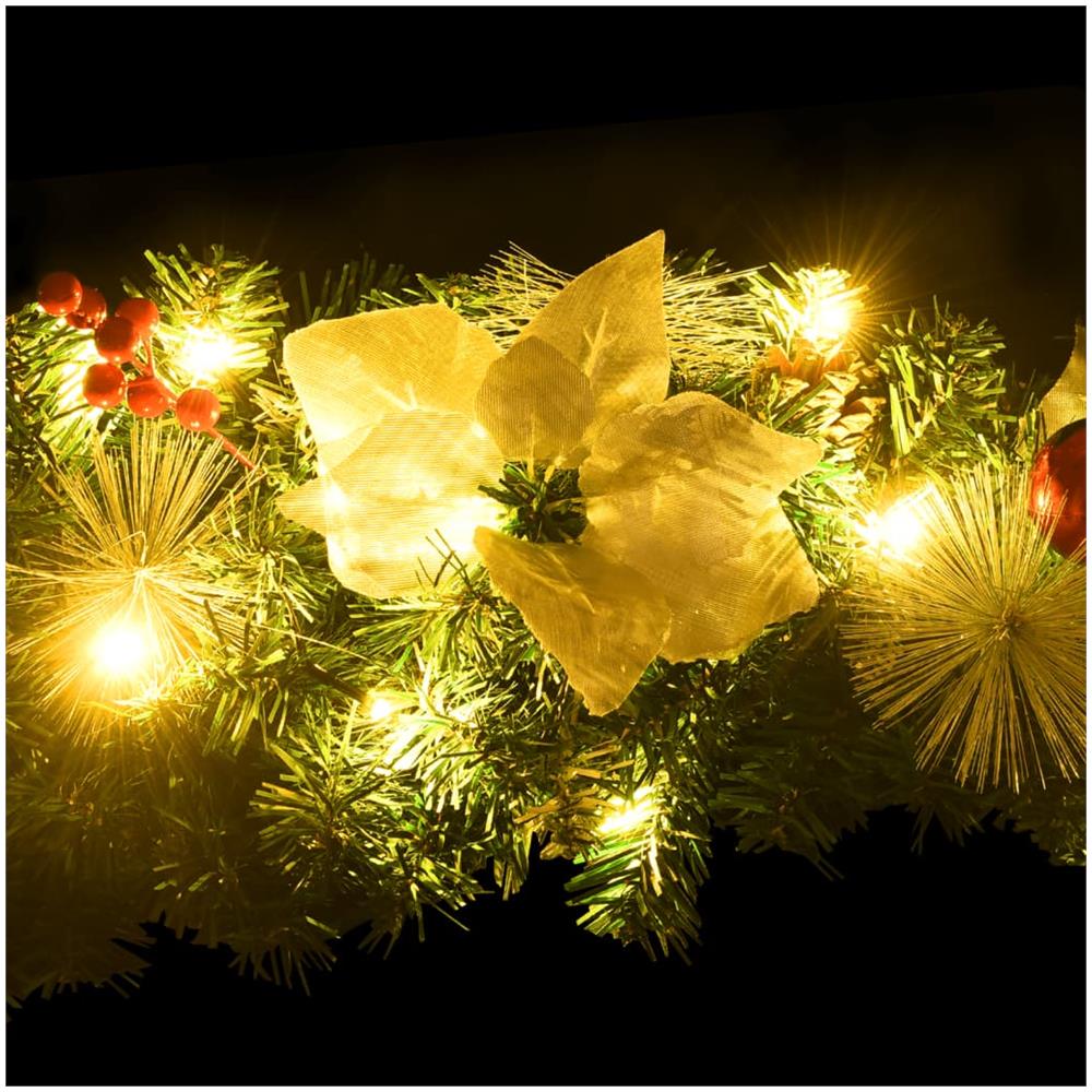 Ghirlanda di Natale ad Arco con Lucine LED Verde 90 cm in PVC - Foto 6