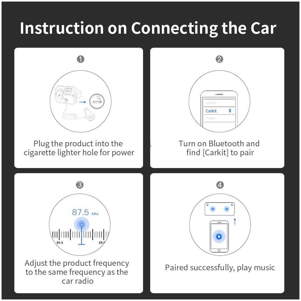 Trasmettitore Fm Wireless Per Auto Bluetooth 5.0 Qc3 - Foto 2