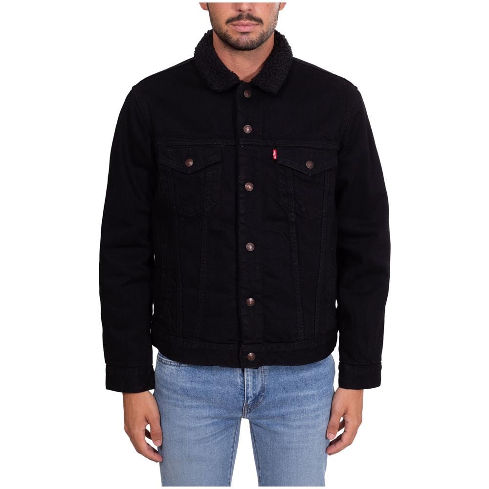 Giubbotto Uomo Sherpa In Jeans - Foto 2