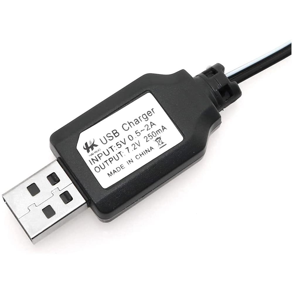 1 Pezzo Cavo Caricatore Usb Sm-2p 250mah Output Rc Auto Per Batterie 7.2v Ni-mh - Foto 2