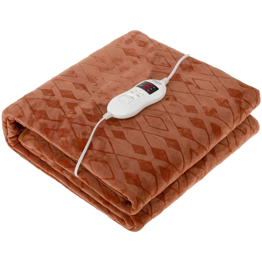 Coperta Elettrica 150 X 80 Cm 60w Colore Marrone - Foto 1