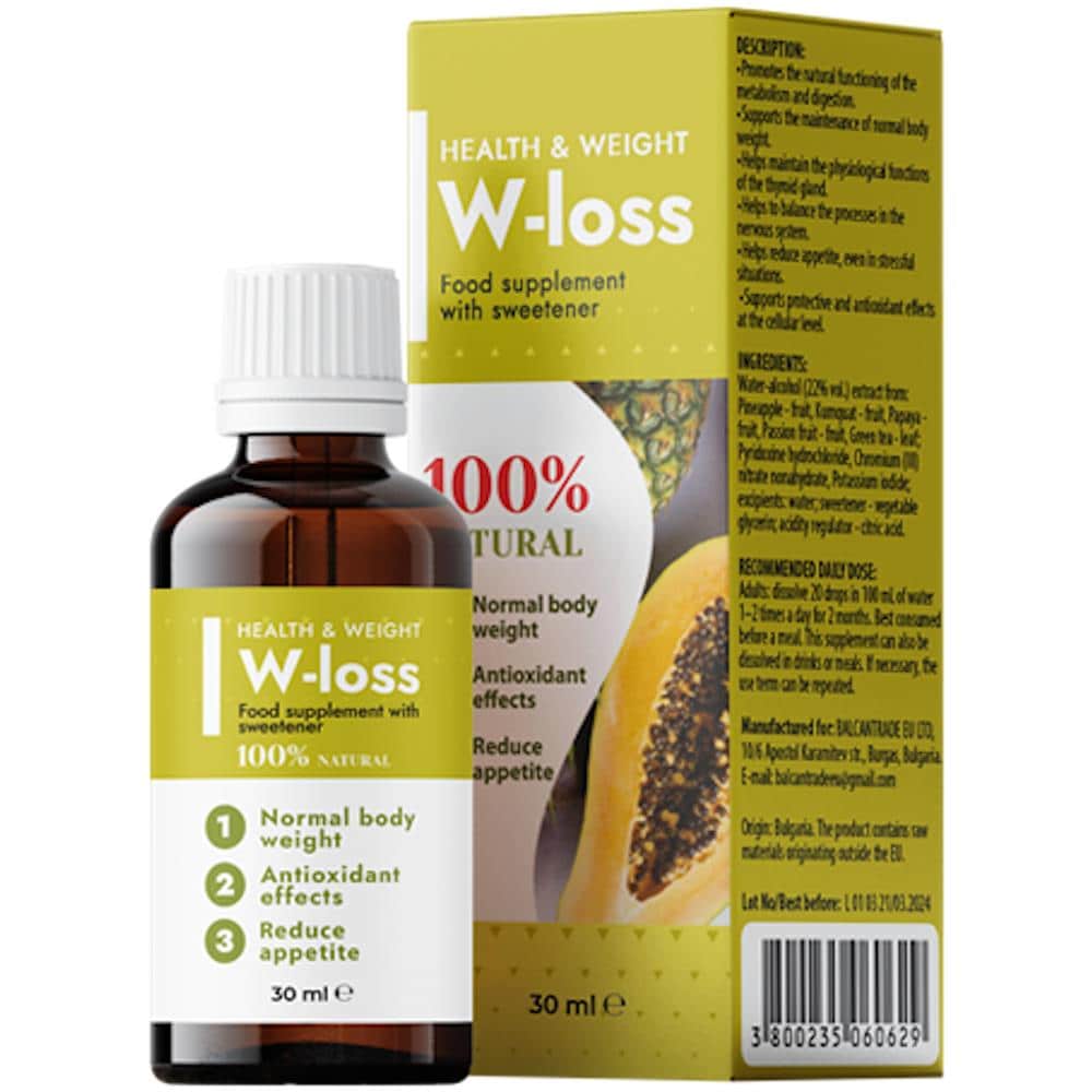 W-loss Gocce - Integratori Per Dimagrire Velocemente E Brucia Grassi | Keto Dietico | 30 Ml - Foto 1