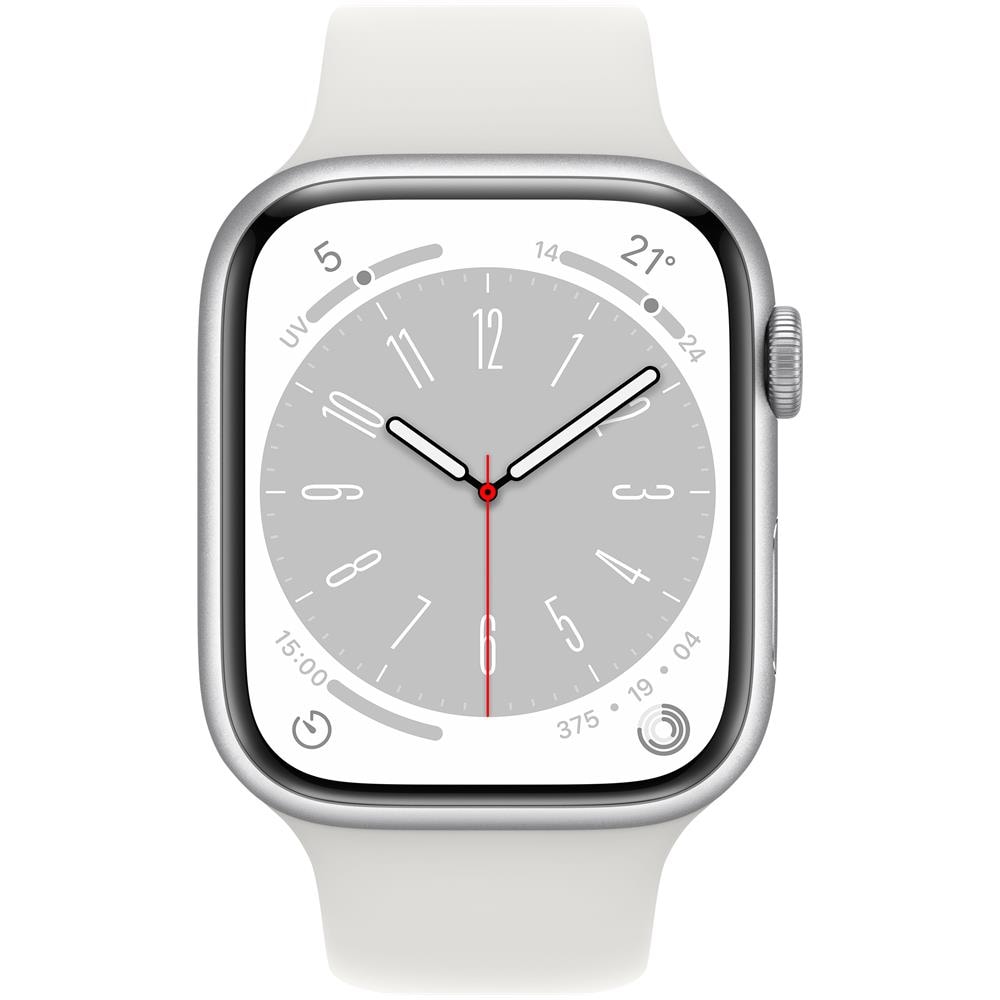 Watch Series 8 OLED 45 mm Digitale 396 x 484 Pixel Touch screen 4G Argento Wi-Fi GPS (satellitare) - Foto 2