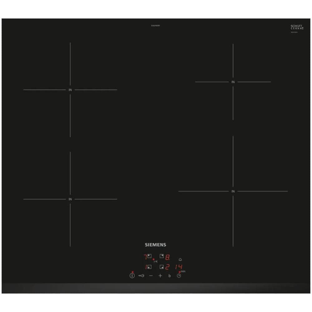 Piano Cottura EU63KBEB5E a Induzione 4 Zone Cottura da 60 cm Colore Nero - Foto 1