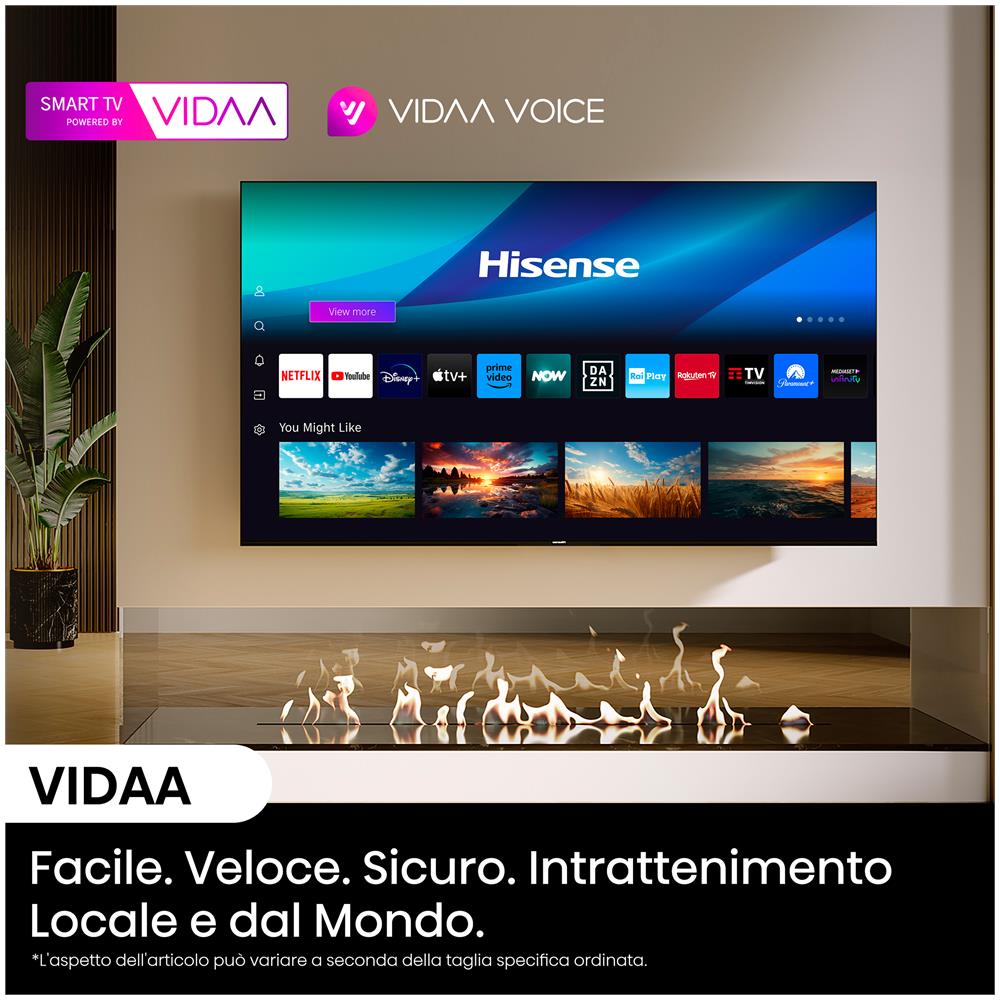 TV LED 4K Ultra HD 65" 65U6NQ Smart TV VIDAA - Foto 12
