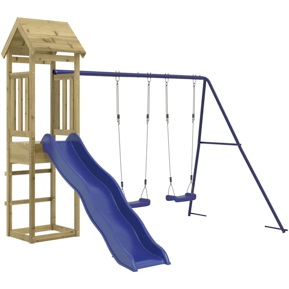 Set da Gioco da Esterno in Legno di Pino Impregnato - Foto 1