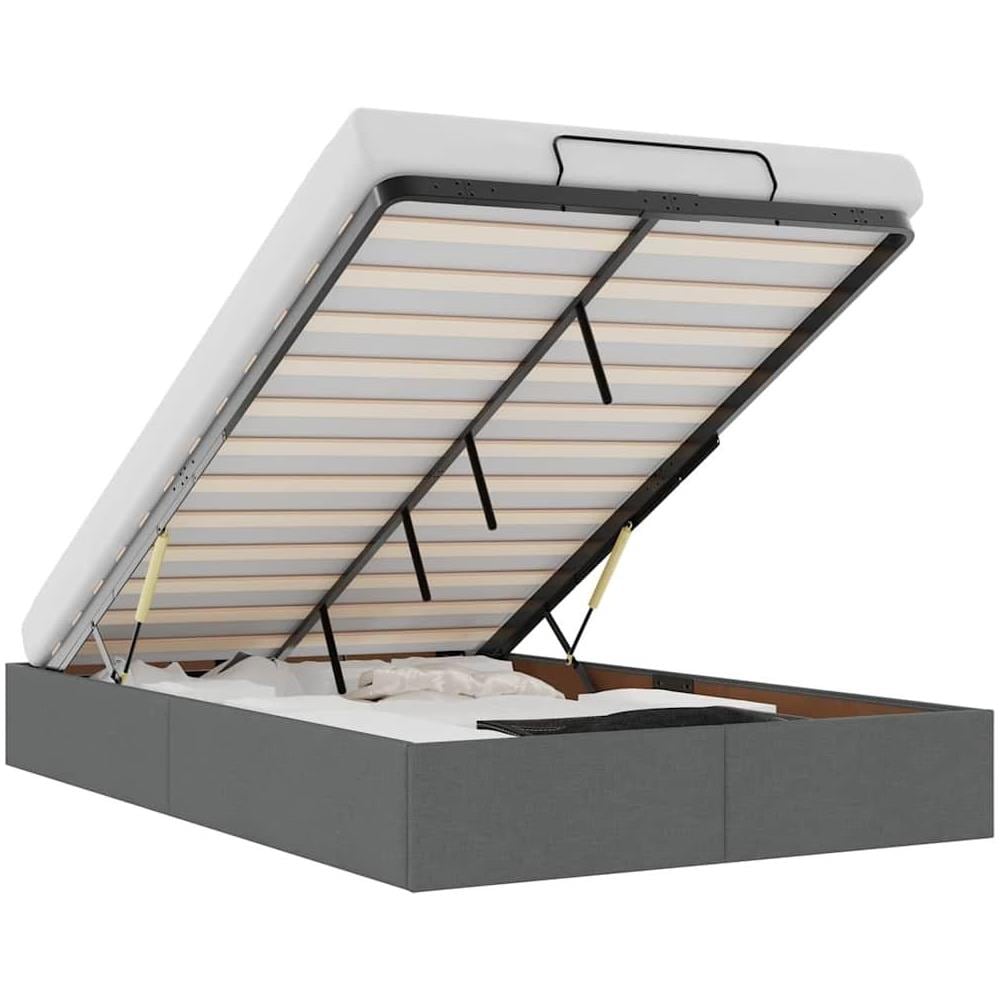 Struttura Letto Pouf senza Materasso 120x200 cm in Tessuto - Foto 1