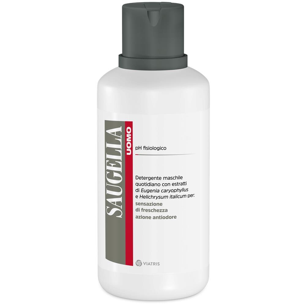 Saugella Uomo PH Fisiologico Detergente Maschile 500 ml - Foto 2