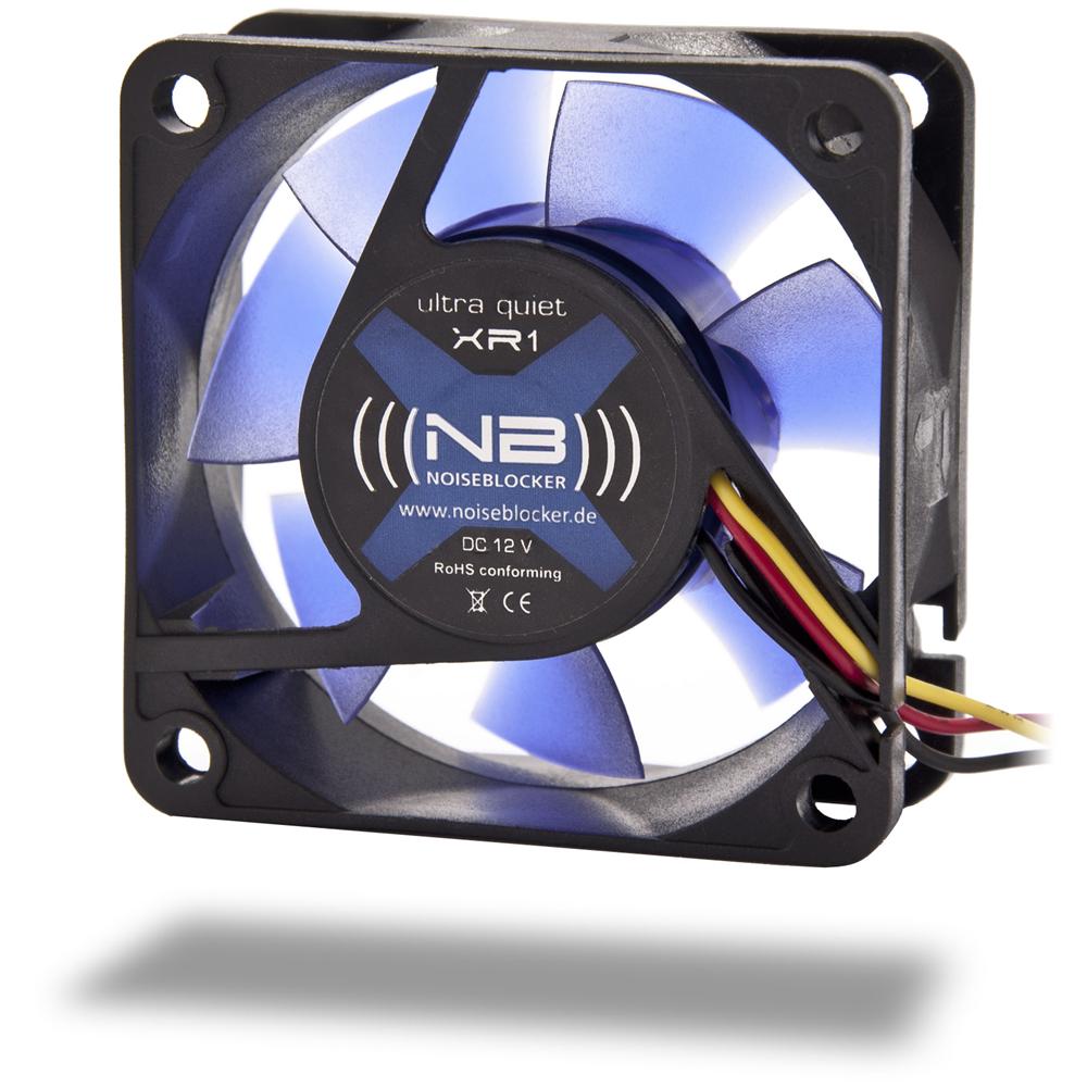 BlackSilentFan XR1, Ventilatore, Computer case, 6 cm, Nero, 6V, 6 cm - Foto 1
