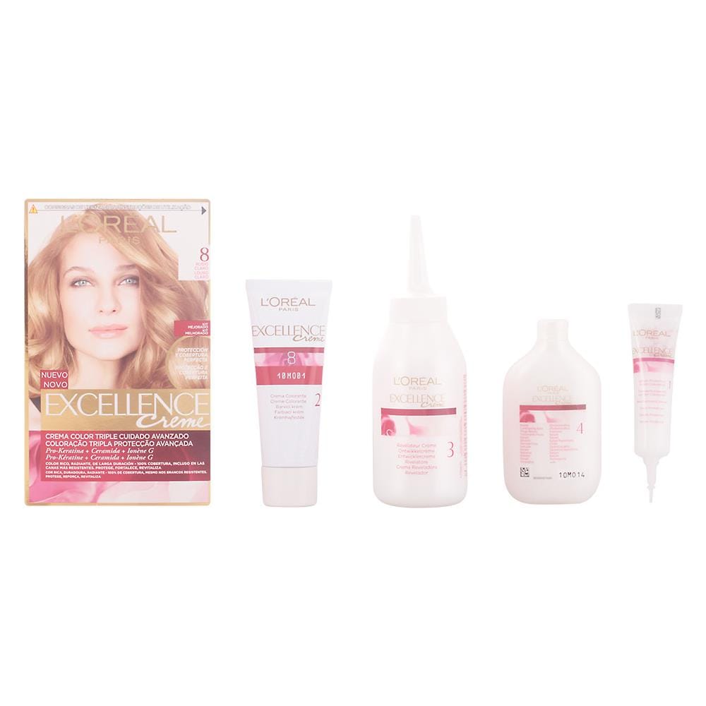 Excellence Creme Tinte 8 Rubio Claro - Foto 1