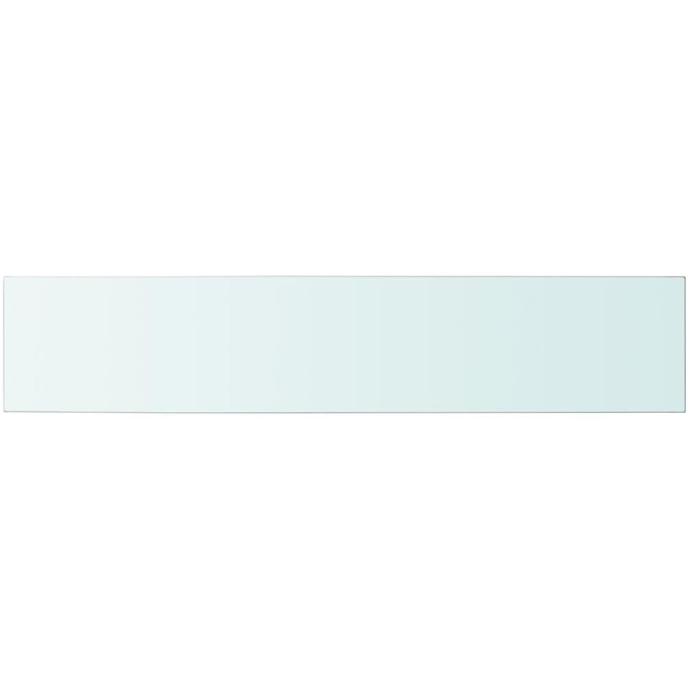 Mensola In Vetro Trasparente 100x20 Cm - Foto 2