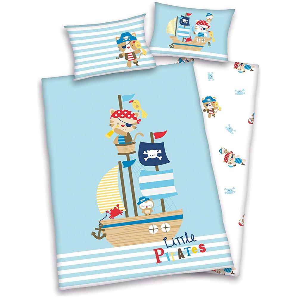 Copripiumino + Federa, 100% Cotone, Multicolore (mehrfarbig), 100 Cm X 135 Cm - Foto 2