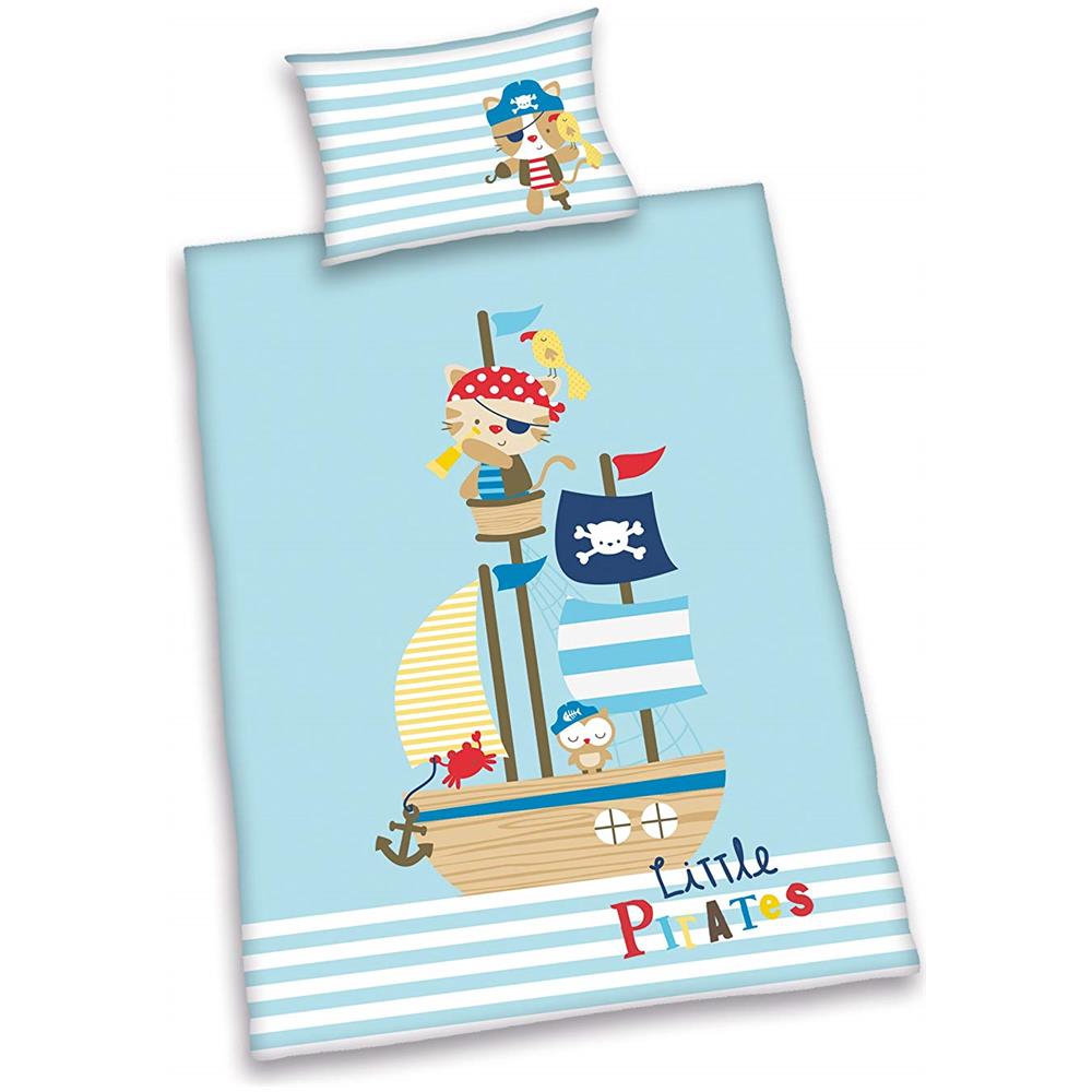 Copripiumino + Federa, 100% Cotone, Multicolore (mehrfarbig), 100 Cm X 135 Cm - Foto 1