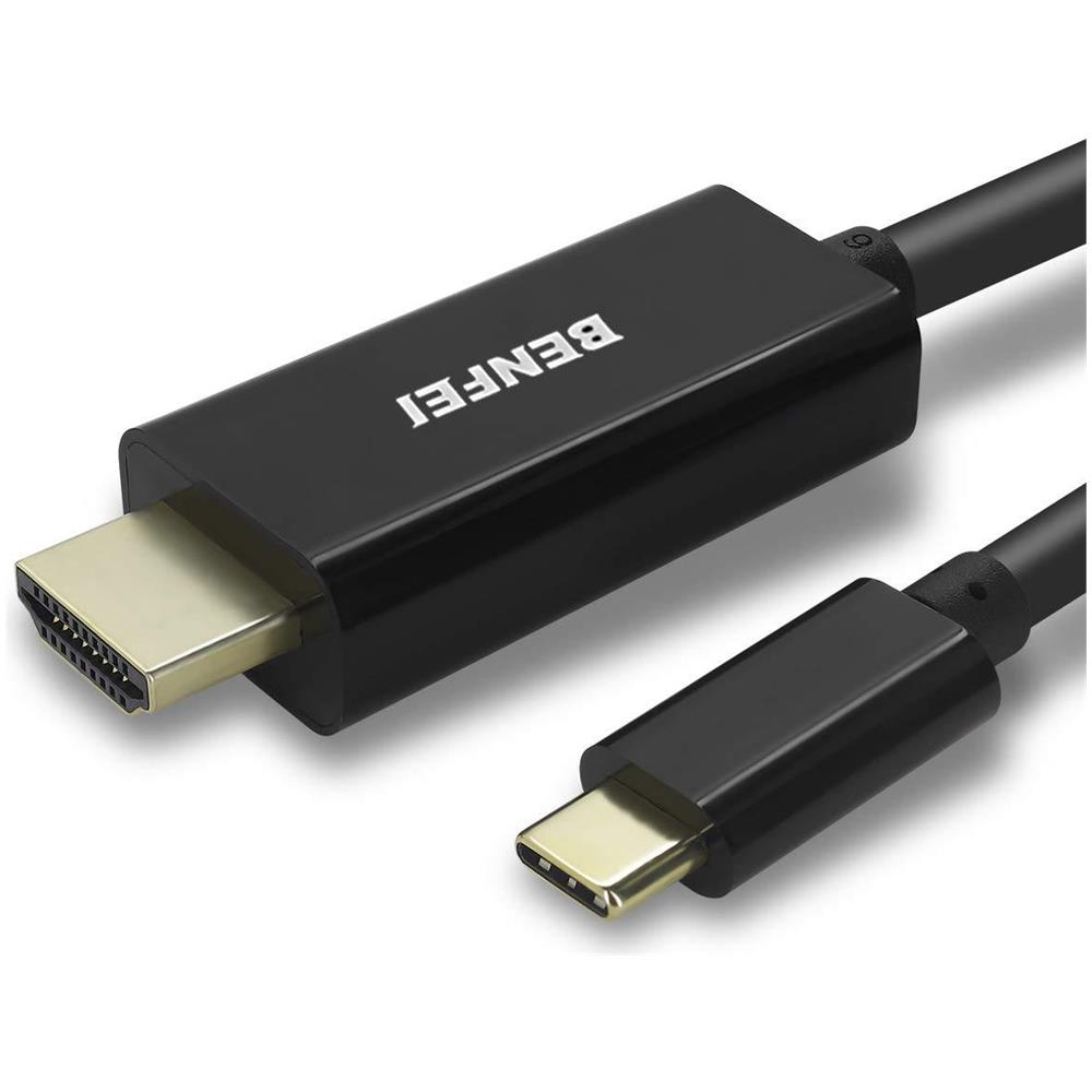 Usb Tipo C (thunderbolt 3) A Hdmi 4k Uhd 1.8m Cavo Usb 3.1 (usb-c) Adattatore Hdmi Maschio A Maschio Placcati In Oro Cord - Foto 1