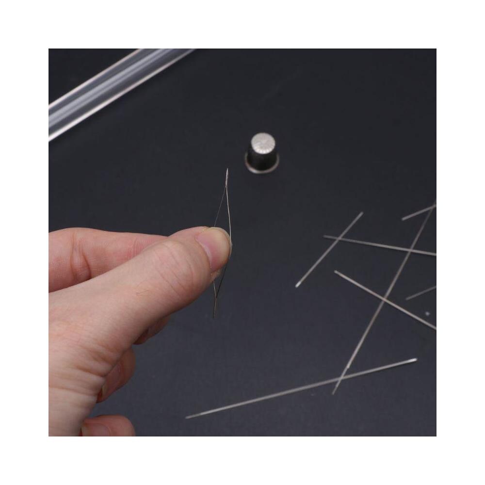 wangjiangda 5 Formati Perline Aghi Grande Occhi 10 Pezzi Craft Aghi Fai da Te Ricamare Aghi per Filettare Strumenti per Cucire con Tubo di Conservazione 