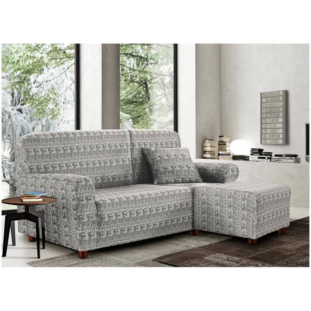 Copridivano Impermeabile Trapuntato 2 Posti Double Face In Microfibra Grigio Chiaro Grigio Scuro 87595713