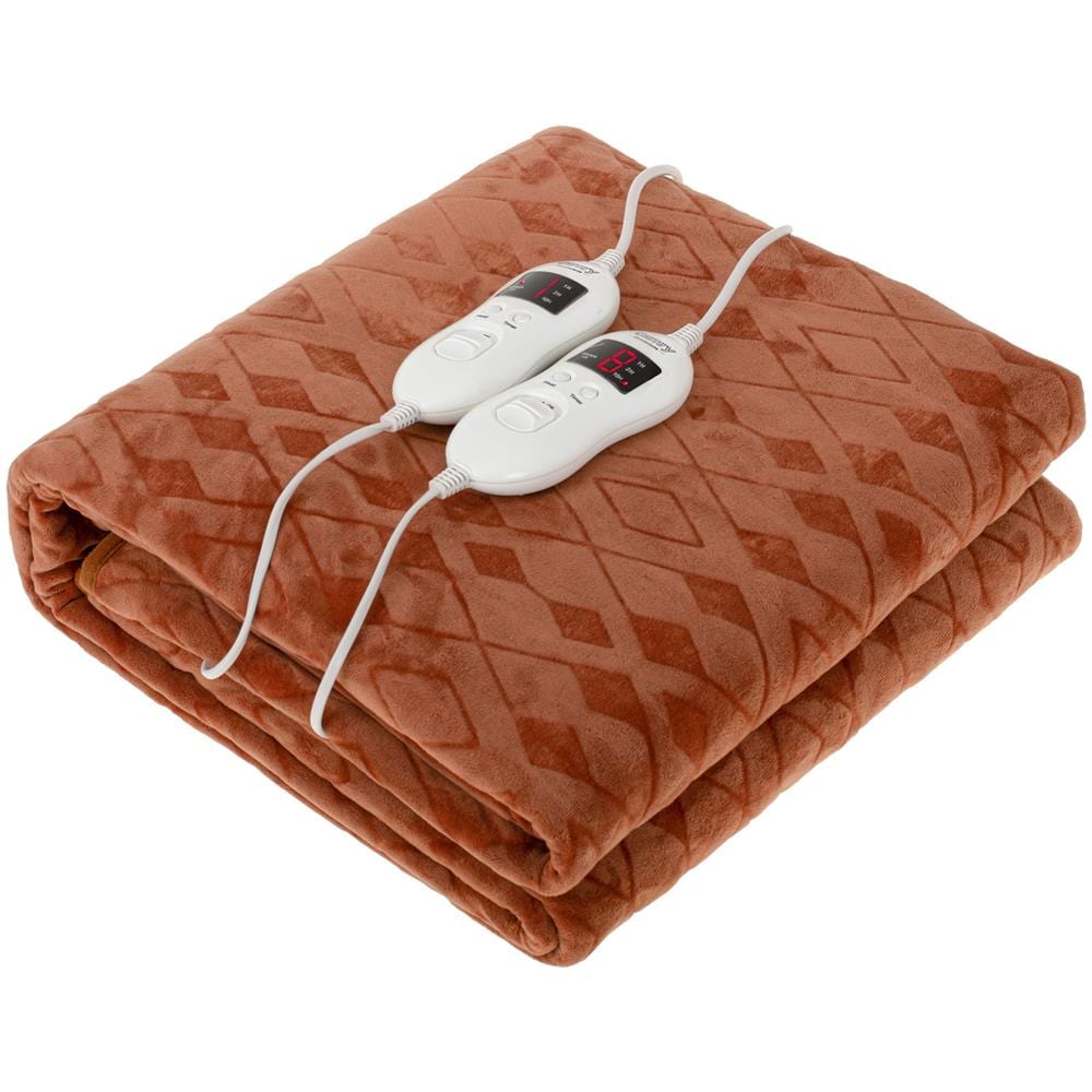 Coperta Electirca Doppio 150 X 160 Cm 120w Colore Marrone - Foto 1