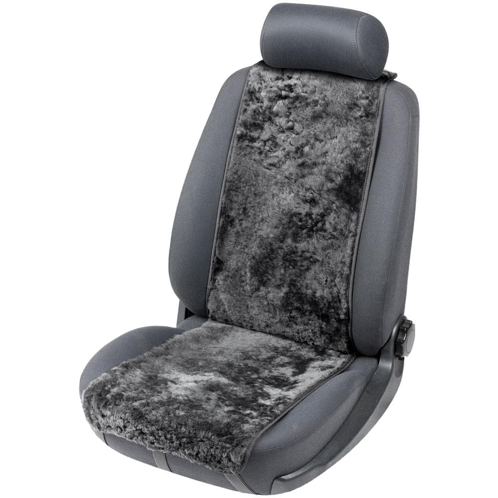 Coprisedili Auto In Pelle Di Agnello Cosmo Nero 12-14mm Altezza Pelo - Foto 1