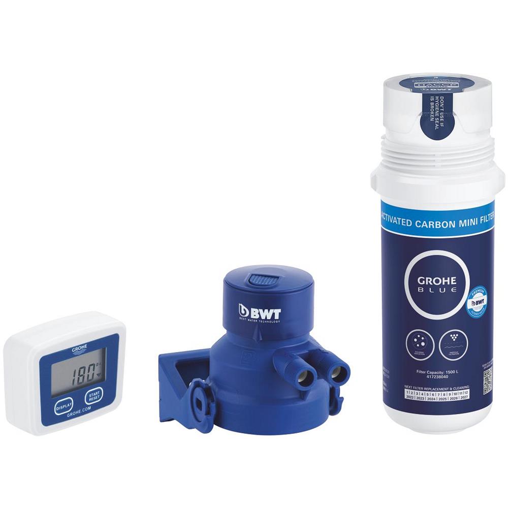 41136000 Filtraggio acqua Filtro per l'acqua del rubinetto Blu, Bianco - Foto 1