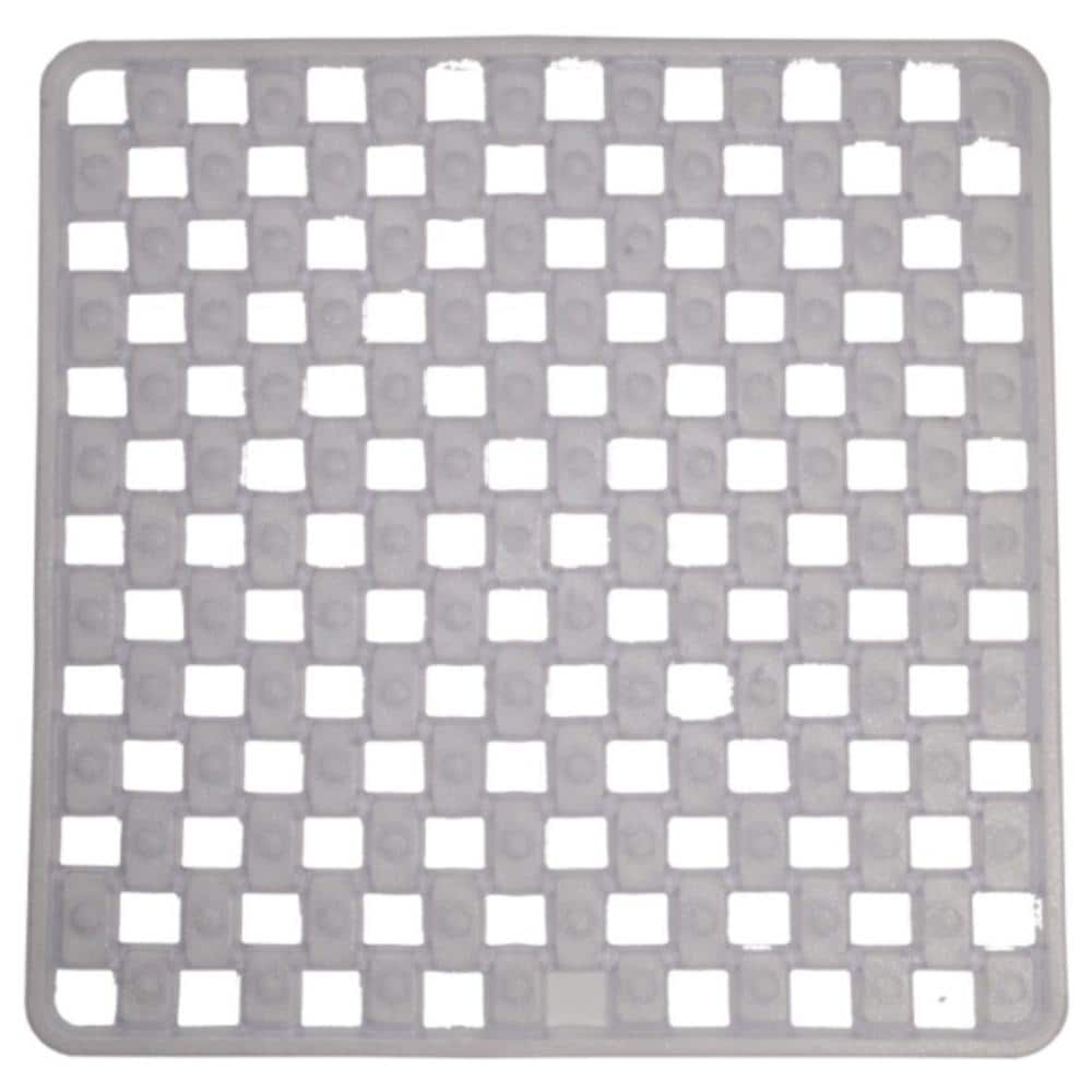 Tappeto In Pvc, Dimensioni 50x50 Cm Glitter Trasparente - Foto 1
