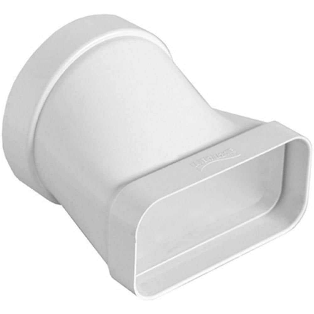 Giunto Orizzontale Per Passaggio Da Tubo Tondo A Rettangolare Per Tubo Cappa D125/150x70 Mm - Foto 1