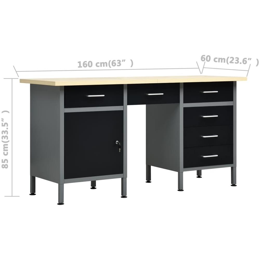 Banco da Lavoro con 4 Pannelli a Parete - Foto 11