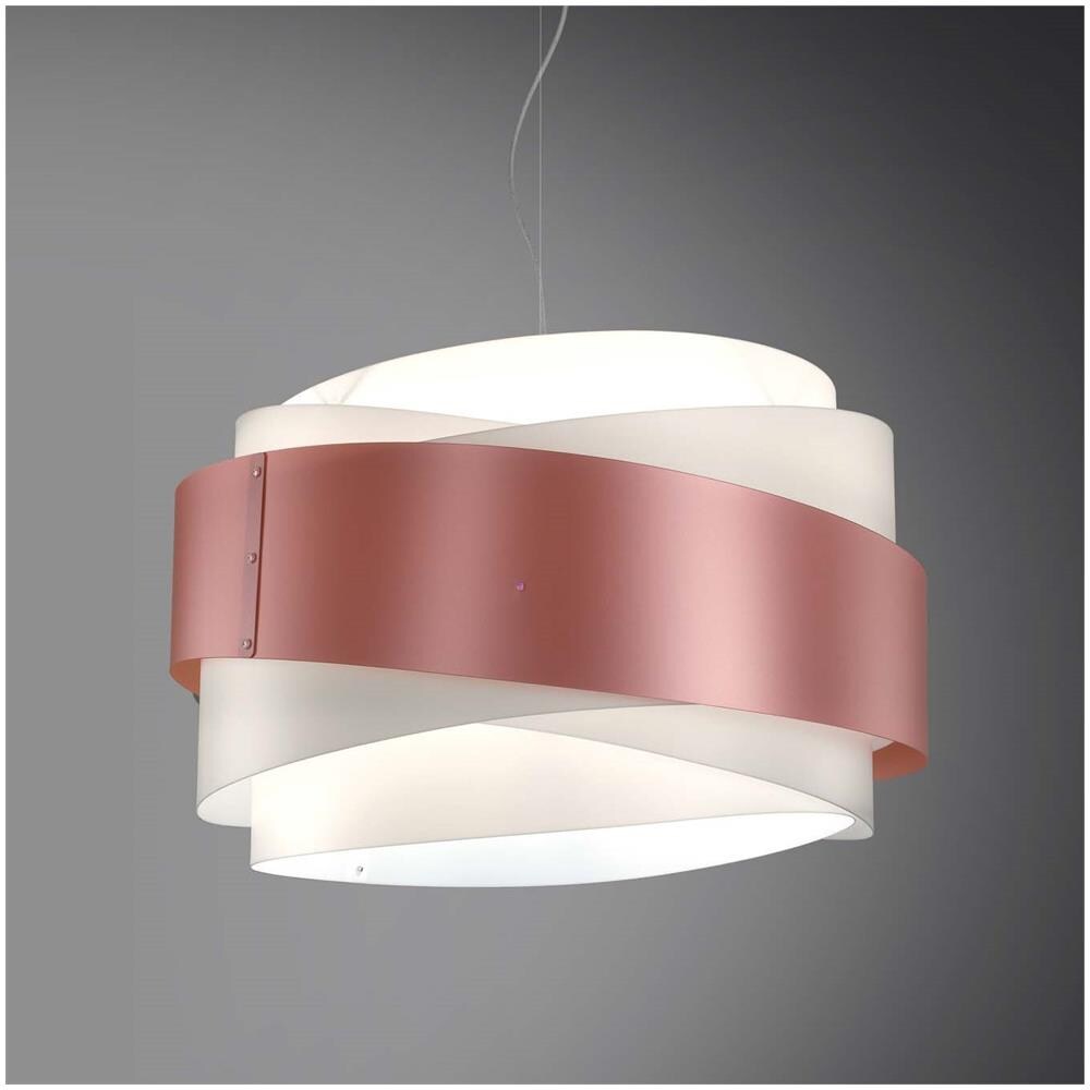 ARGONAUTA - Lampadario A Sospensione Bea Una Luce Rosa Diametro 60x H38 ...