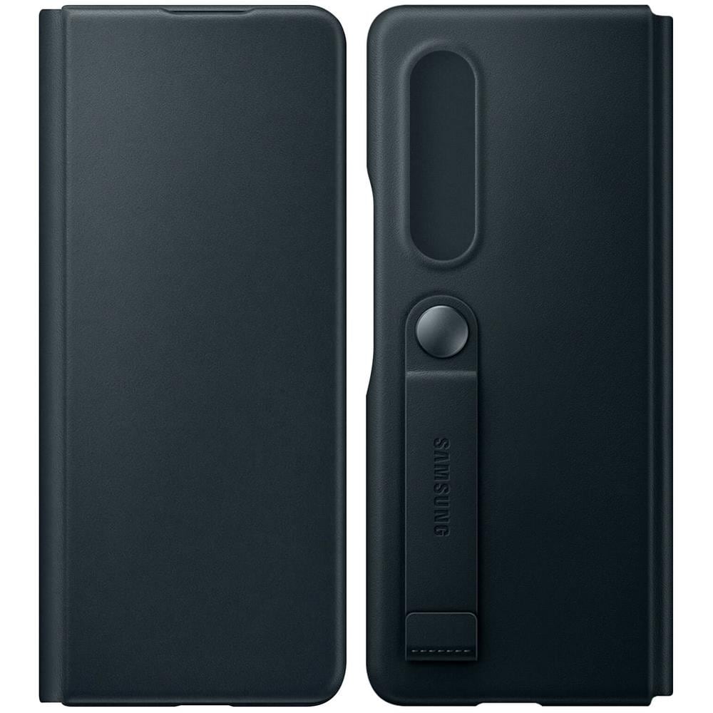 Custodia Leather Flip Cover Ef-ff926lgegww Per Galaxy Z Fold 3 2021 Verde - Foto 2