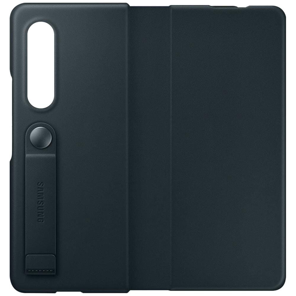 Custodia Leather Flip Cover Ef-ff926lgegww Per Galaxy Z Fold 3 2021 Verde - Foto 6