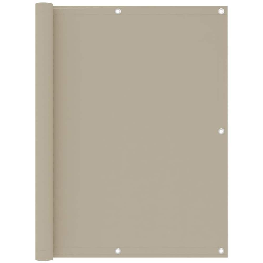 Paravento Balcone Beige 120x600 cm in Tessuto Oxford - Foto 1