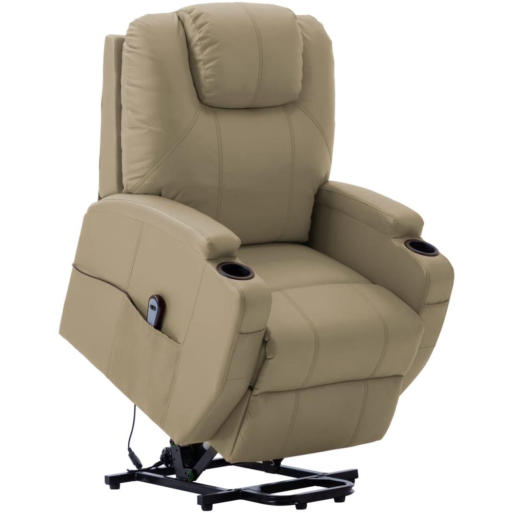 Poltrona Alzapersona Cappuccino in Similpelle - Foto 1